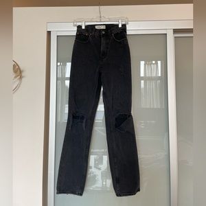 Abercrombie curve Love 90s straight ultra high rise jeans